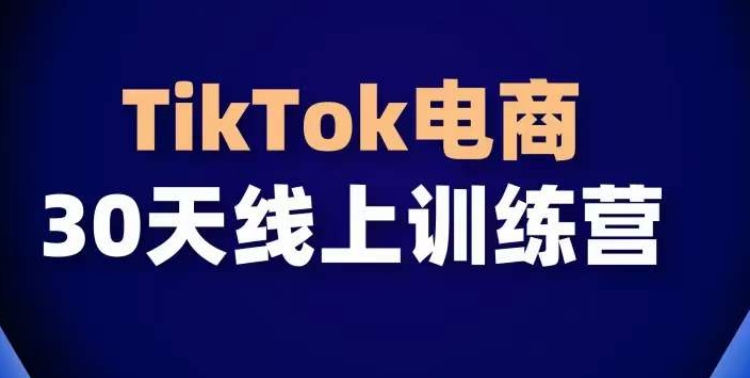 TikTok电商带货30天线上课，不可错过的全球流量洼地！-第一资源库