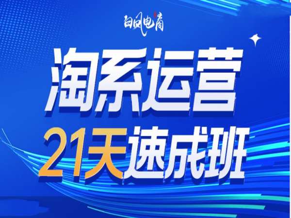 淘系运营21天速成班35期，年前最后一波和2025方向-第一资源库