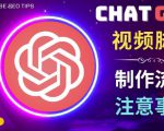 正确使用Chat GPT制作有价值的中文视频脚本，并在YouTube获利-第一资源库