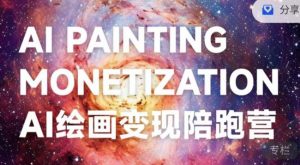 蛮驴·AI绘画变现陪跑营,快速产出可商业变现的图-第一资源库