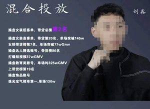 录客传媒·刘鑫-混合投放,优化直播间使投放更高效-第一资源库